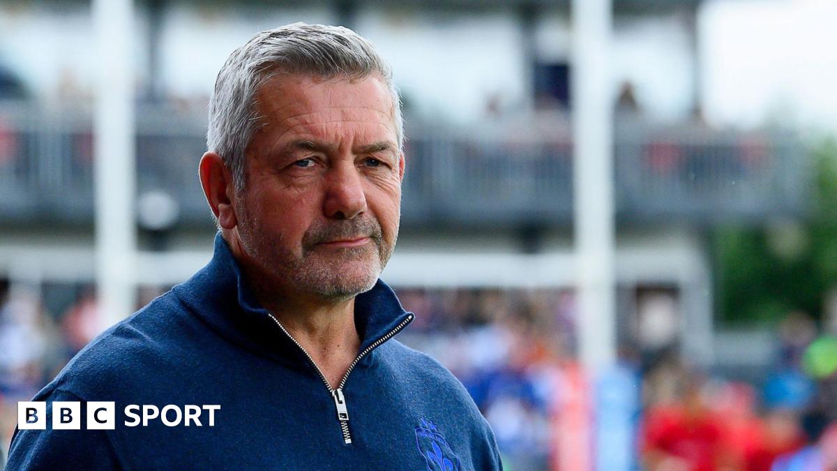 Daryl Powell looks on before Wakefield Trinity's Super League game against Hull KR