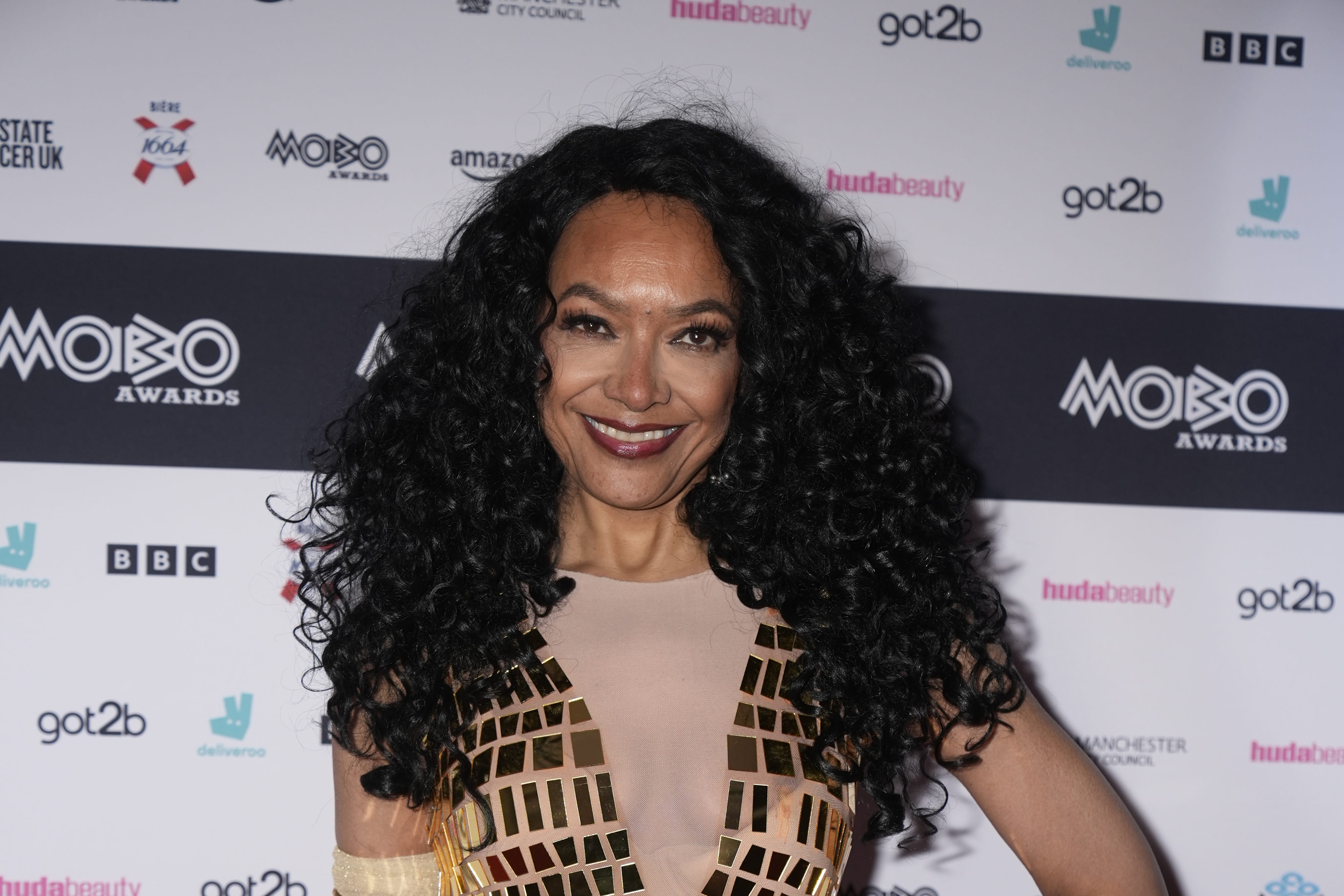 King at the Mobo Awards in Manchester, March 2026