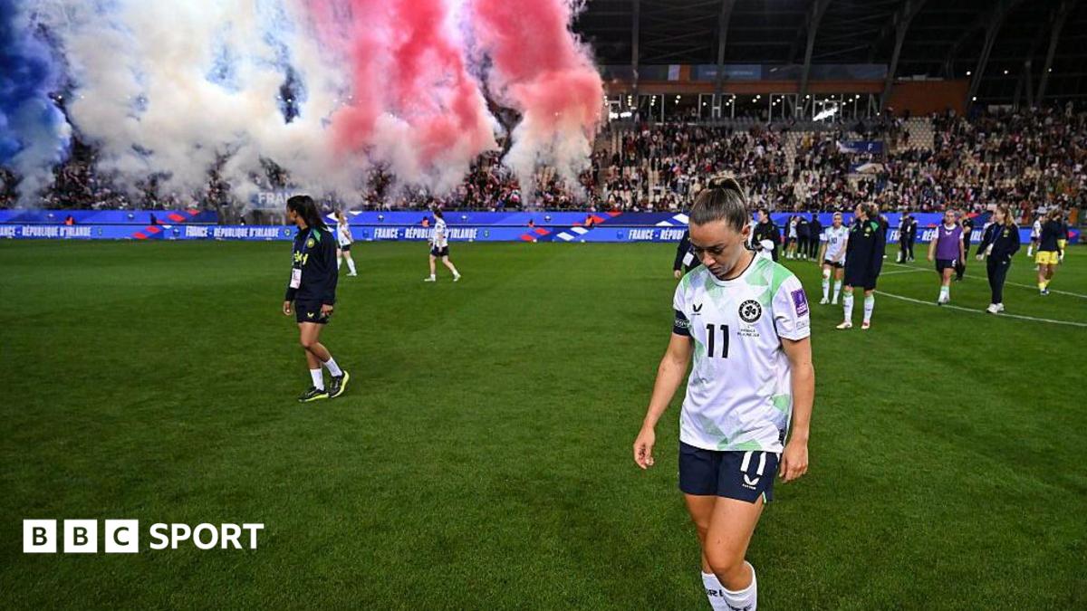Katie McCabe dejected