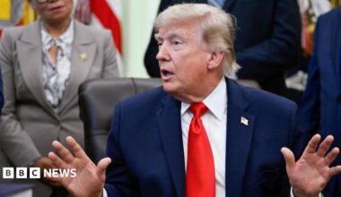 US President Donald Trump speaks at the White House in Washington DC. Photo: 11 June 2026