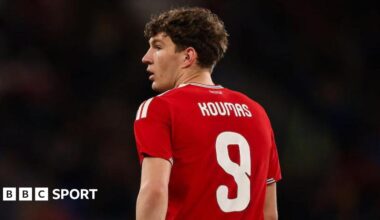 Wales forward Lewis Koumas
