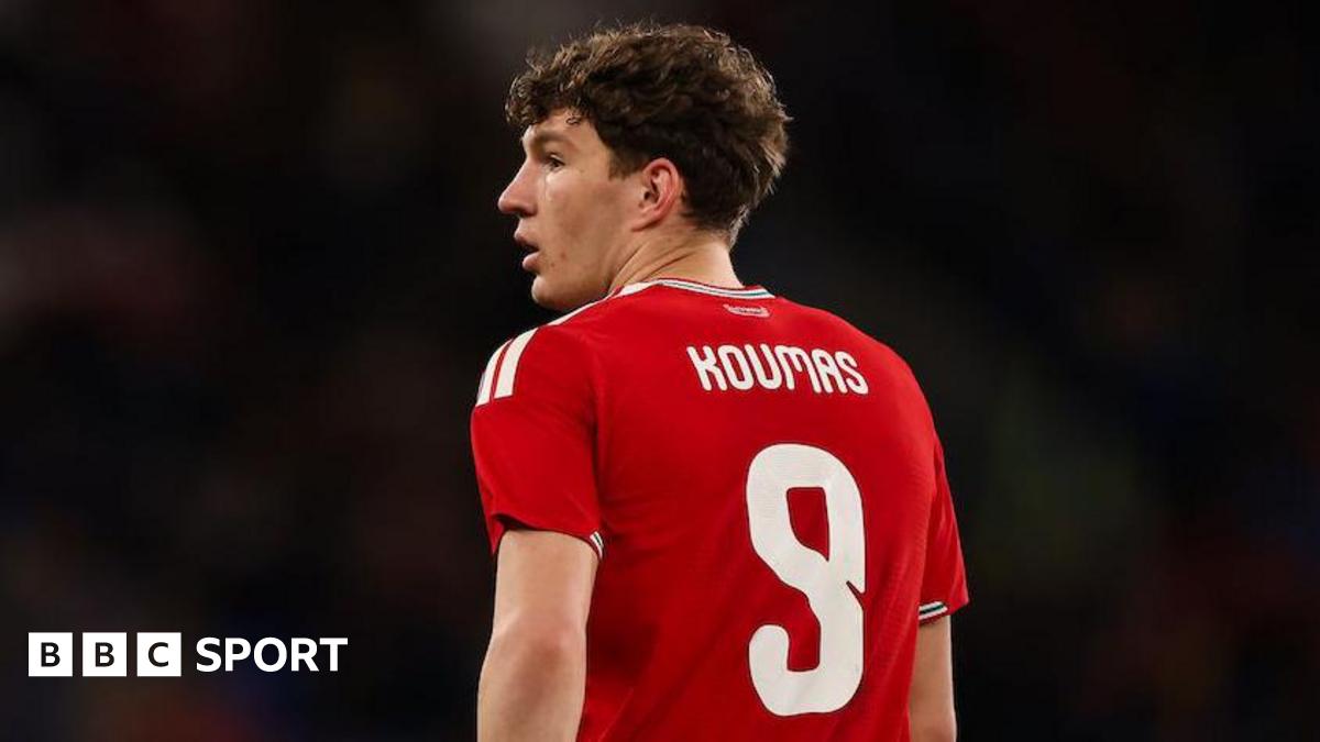 Wales forward Lewis Koumas