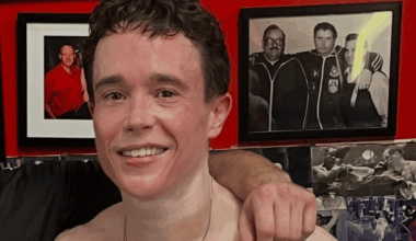 Elliot Page shows off ripped physique after going through intense boxing training