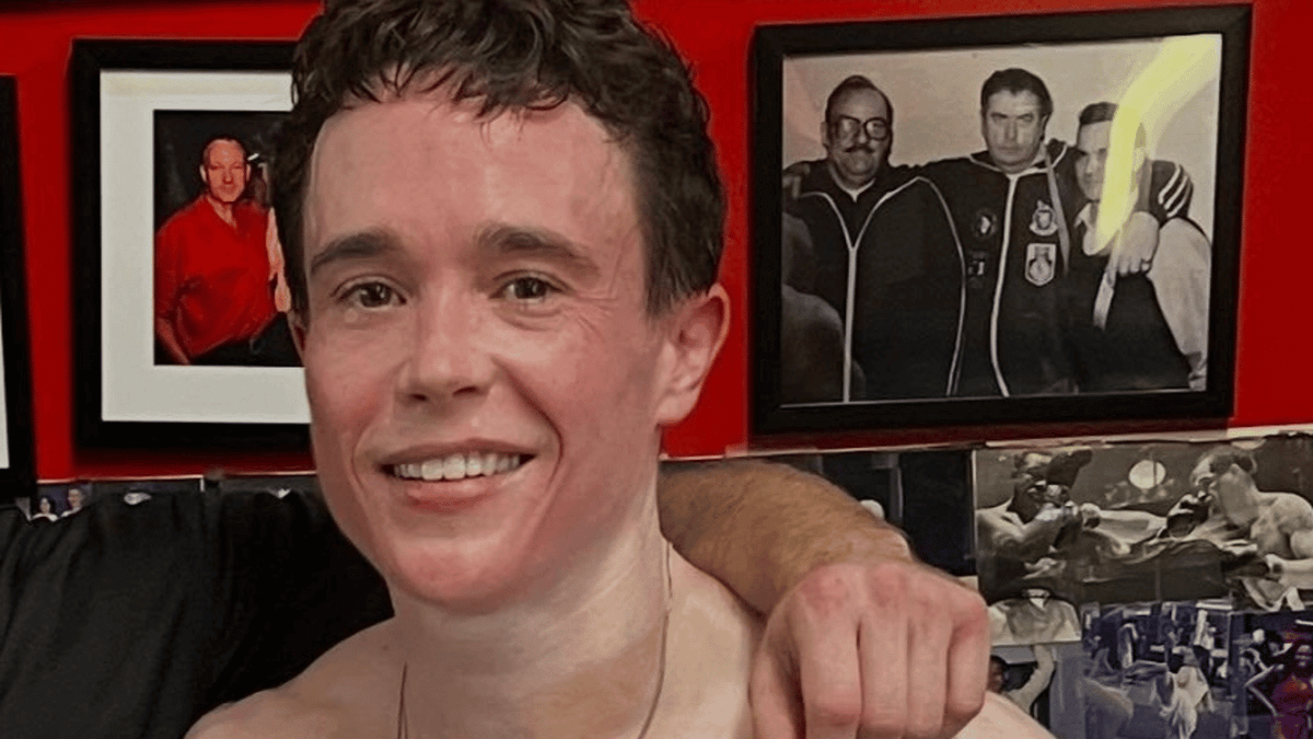 Elliot Page shows off ripped physique after going through intense boxing training