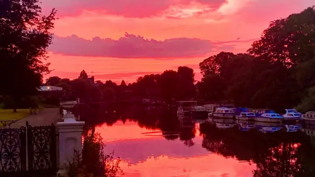 Sunrise over Twickenham