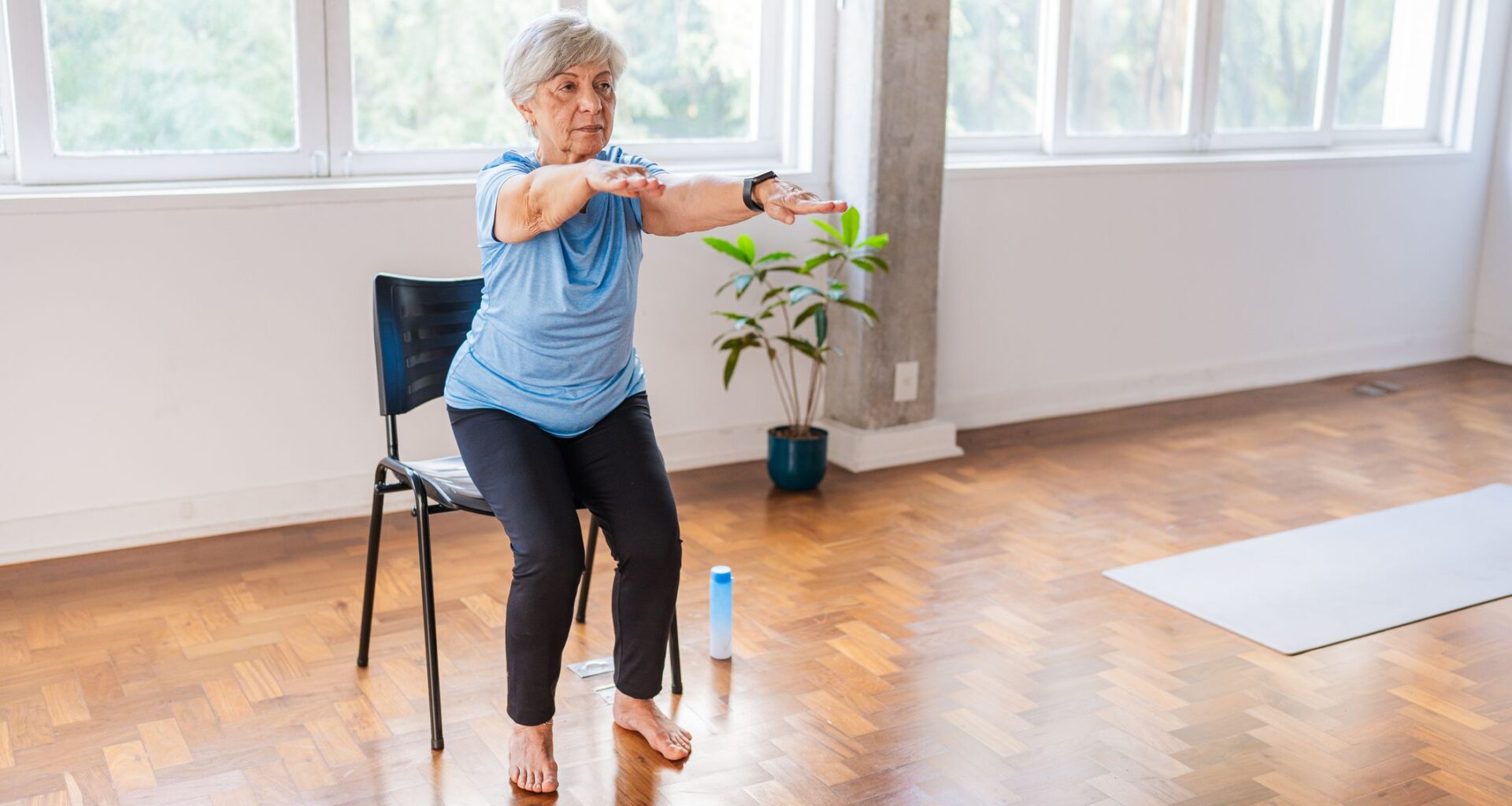"This 25-minute routine will build your confidence and independence"—a trainer who specializes in working with seniors shares her signature balance workout
