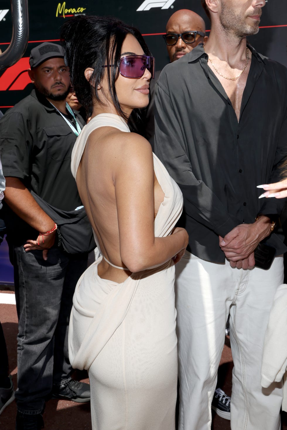Celebrities At F1 Grand Prix of Monaco monte carlo, monaco june 07 kim kardashian attends the f1 grand prix of monaco at circuit de monaco on june 07, 2026 in montecarlo, monaco photo by pascal le segretainwireimage