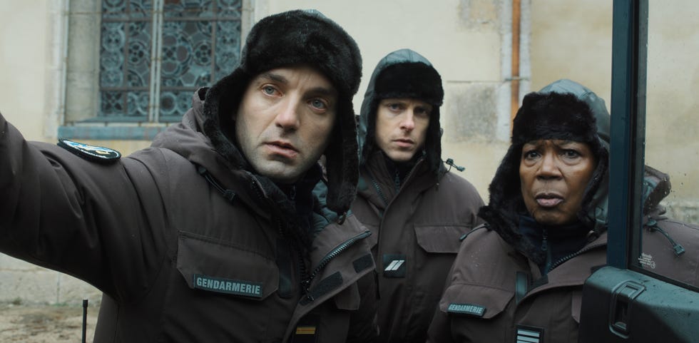 Guillaume Gouix, Firmine Richard, Julien Drion, Polar Park season 1 guillaume gouix, firmine richard, julien drion, polar park season 1