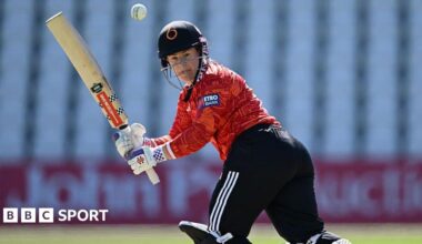 Tammy Beaumont hits out for The Blaze at Trent Bridge