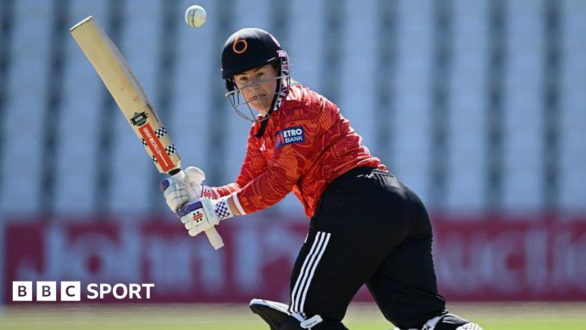 Tammy Beaumont hits out for The Blaze at Trent Bridge