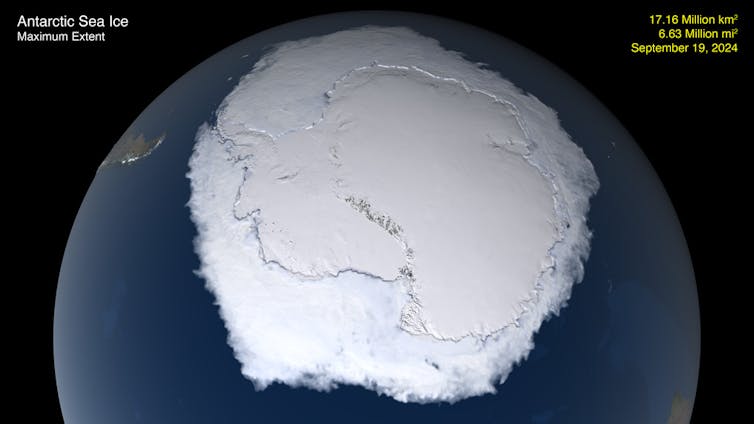 https://www.gettyimages.com.au/detail/photo/iceberg-sits-still-on-a-calm-day-in-antarctica-royalty-free-image/1274512891?phrase=sea%20ice%20floes%20Antarctica&searchscope=image%2Cfilm&adppopup=true