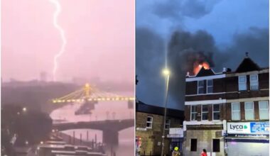 Dramatic thunderstorm hits London as lightning strikes seen across capital - London Evening Standard