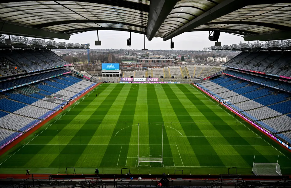 general view of Croke Park before the AIB GAA Football All-Ireland Senior Club Championship final match between Cuala and Errigal Ciarán