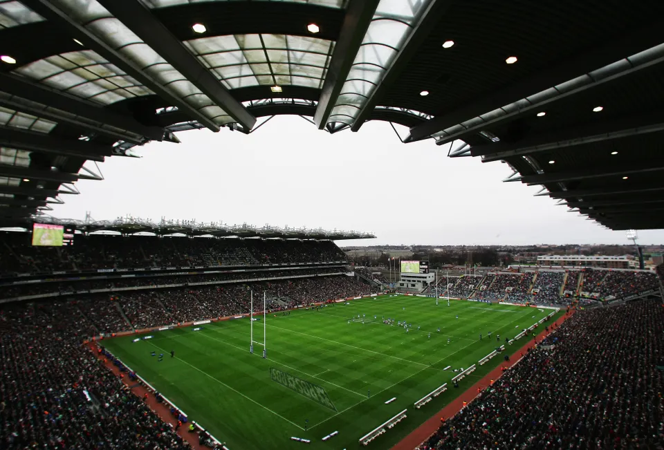 A general view during the RBS 6 Nations Championship match between Ireland and Italy