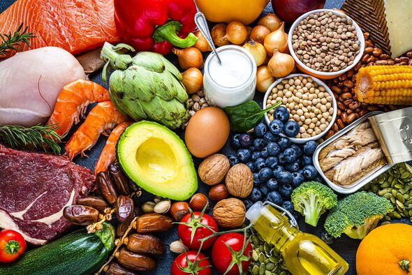Group of healthy food for flexitarian diet Group of healthy food for flexitarian diet