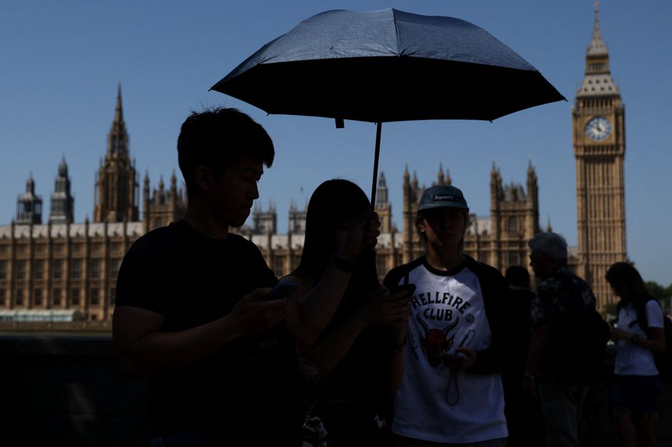 HEATWAVE IN LONDON