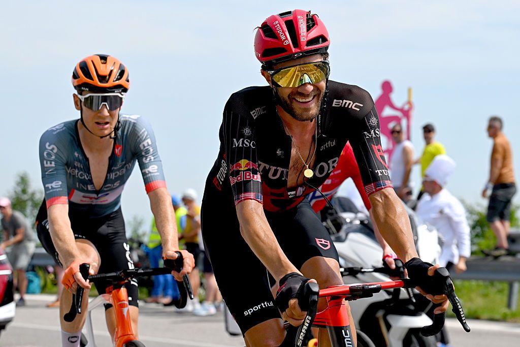Larry Warbasse of United States and Team Tudor Pro Cycling competes in the breakaway during the 109th Giro d'Italia 2026, Stage 20