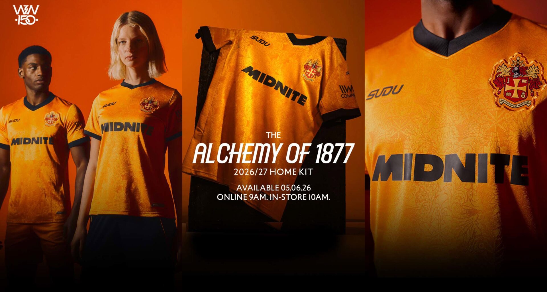Wolves unveil landmark 150th anniversary home kit | Club | News