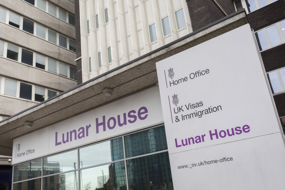 Home Office sign