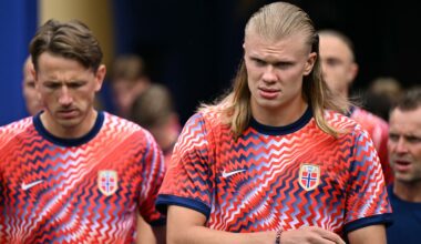 Why is Erling Haaland on the bench and not starting vs France tonight?