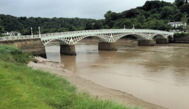 Historic bridge linking Wales and England has finally reopened - but could quickly be forced to close again