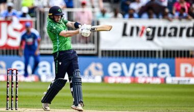 Ireland's Gareth Delany wallops THREE consecutive sixes to put pressure on India in first T20 at Stormont - TNT Sports