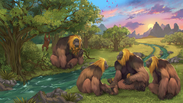 Fossils from Chinese Cave Fill Crucial Gap in History of Gigantopithecus blacki