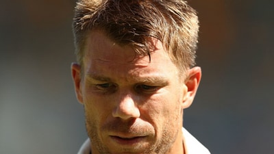 David Warner in the soup again! (AFP)