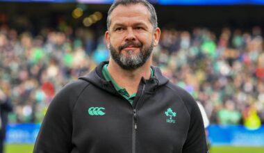 Andy Farrell Becomes World’s Highest-Paid Rugby Coach