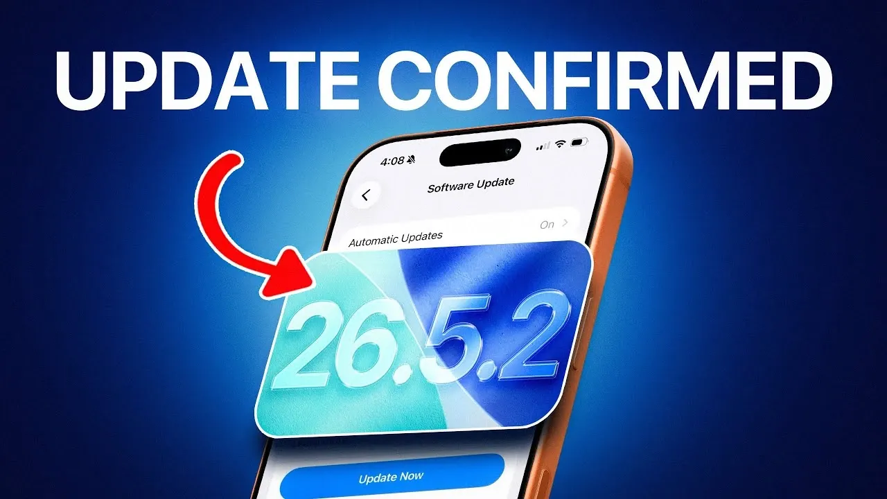 iPhone screen displaying the iOS software update installation process