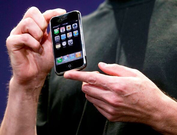 Early generation iPhone in January 2007 Early generation iPhone in January 2007