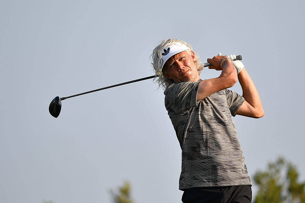 Jimmy Bullard at the Costa Navarino in Greece.