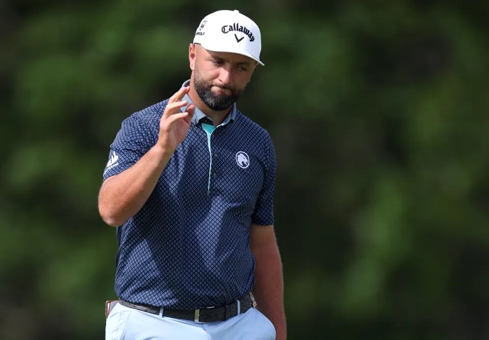 Jon Rahm's second round was 10 shots worse than his opening round 68