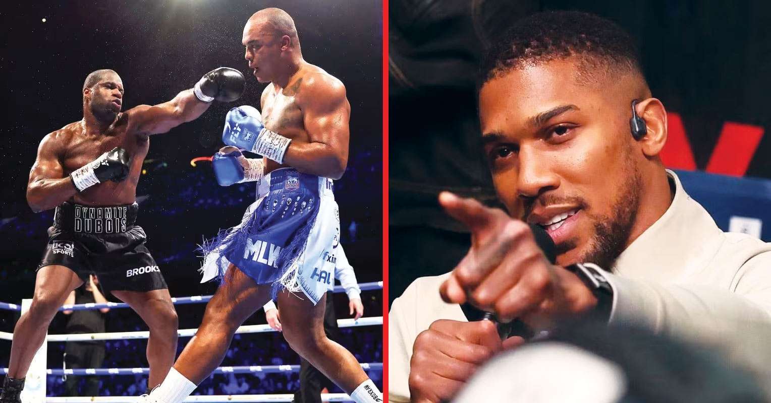 Anthony Joshua makes feelings clear on Fabio Wardley’s decision to trigger Dubois rematch clause