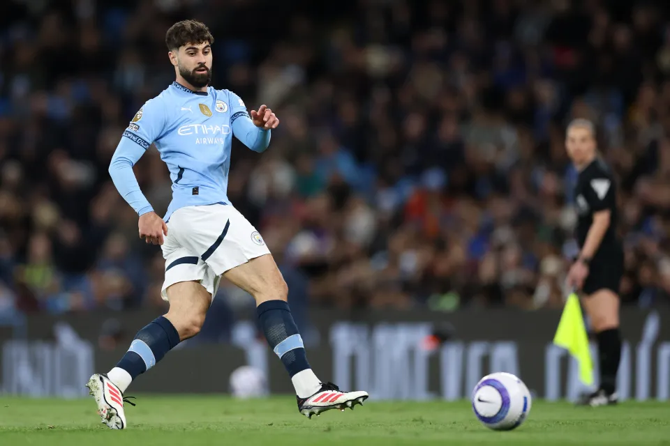 Josko Gvardiol of Manchester City during the Premier League match between Manchester City FC and Leicester City