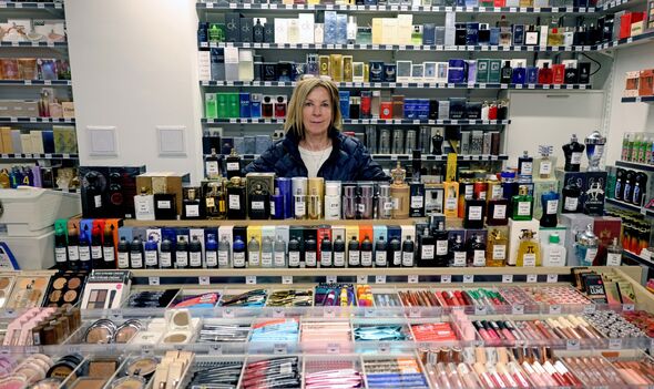 Carole Fewtrell at her stall in Darley Street Market next to Kirkgate Shopping Centre, Bradford Carole Fewtrell at her stall in Darley Street Market next to Kirkgate Shopping Centre, Bradford
