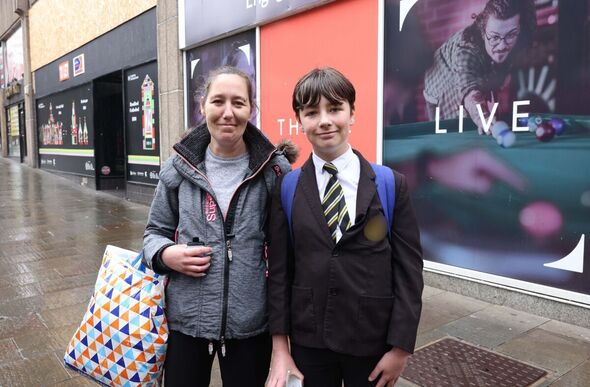 Terri Miskell and her son, Mason, outside Kirkgate Shopping Centre Terri Miskell and her son, Mason, outside Kirkgate Shopping Centre