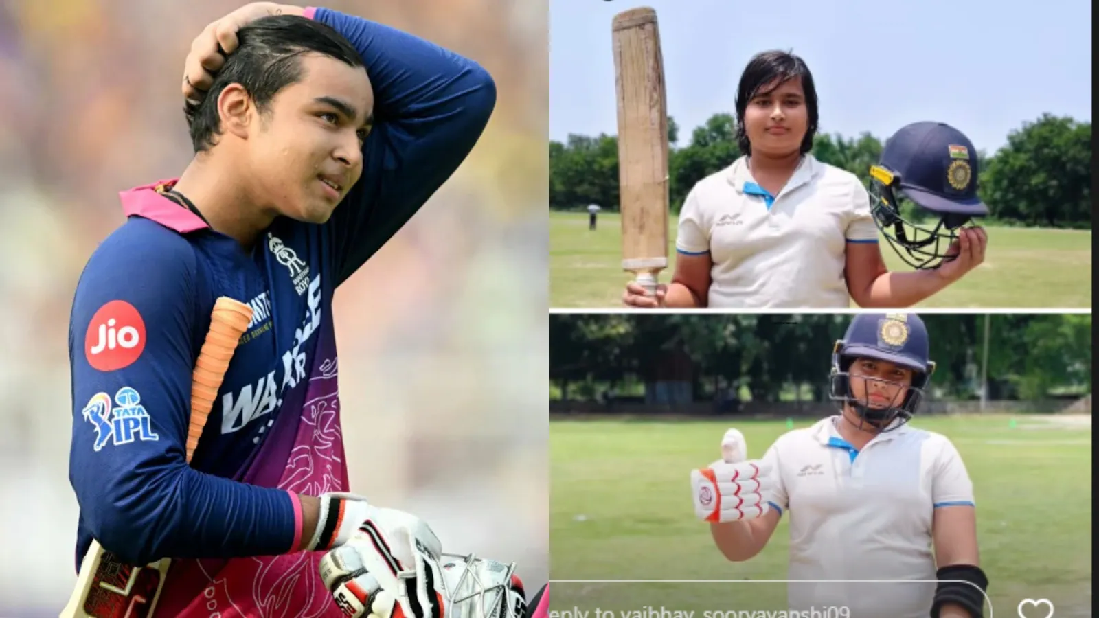 Vaibhav Sooryavanshi's Brother Slams 87-Ball 103, RR Star Reacts