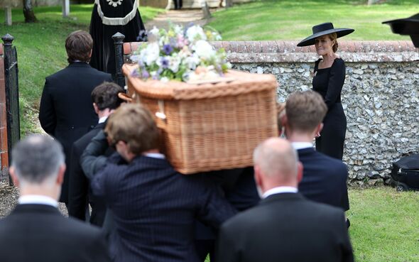 Lady Pamela Hicks Funeral. St Bartholomew's Church, Brightwell Baldwin, Oxfordshire. 13 JUN 2026 Lady Pamela Hicks Funeral. St Bartholomew's Church, Brightwell Baldwin, Oxfordshire. 13 JUN 2026