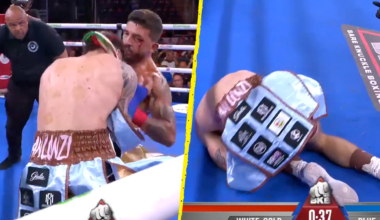 Former boxing world champion Lee Selby lands sickening body shot KO in BKB debut