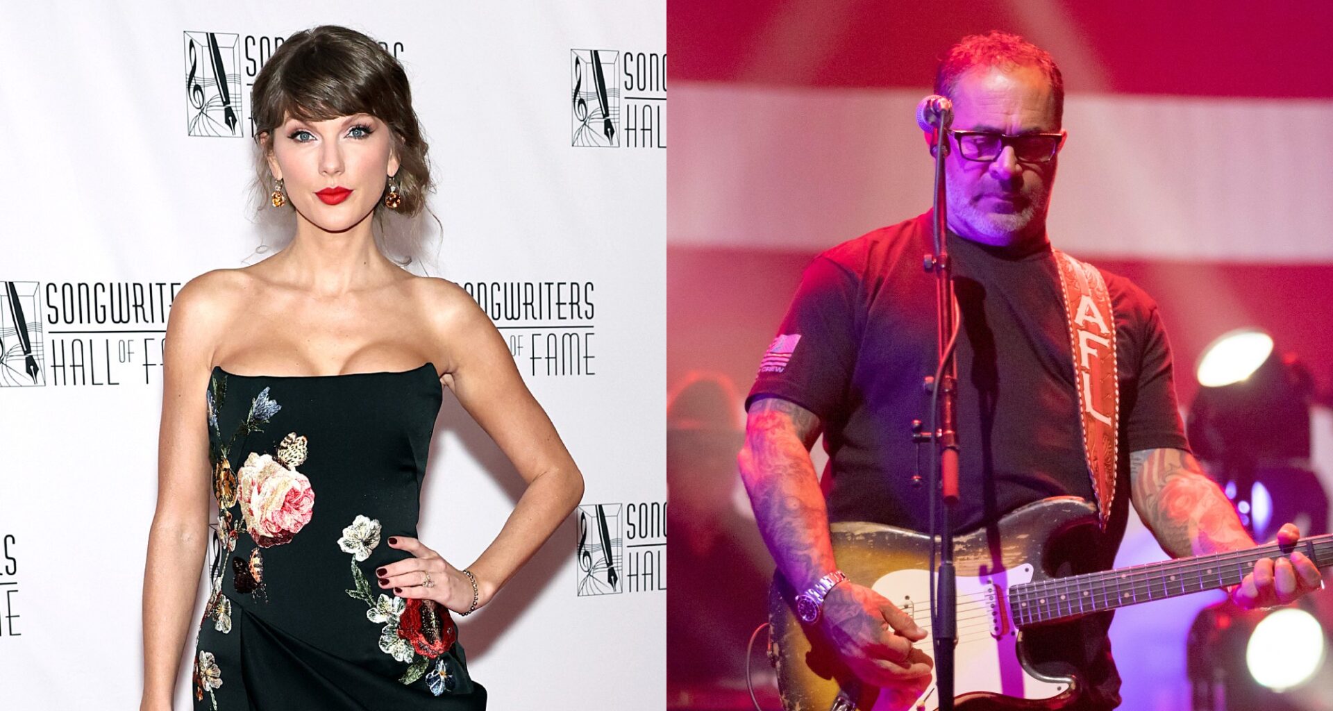 Staind frontman Aaron Lewis responds to his soon-to-be-released MAGA album cover already being used as shredded packaging for Taylor Swift merch