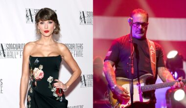 Staind frontman Aaron Lewis responds to his soon-to-be-released MAGA album cover already being used as shredded packaging for Taylor Swift merch