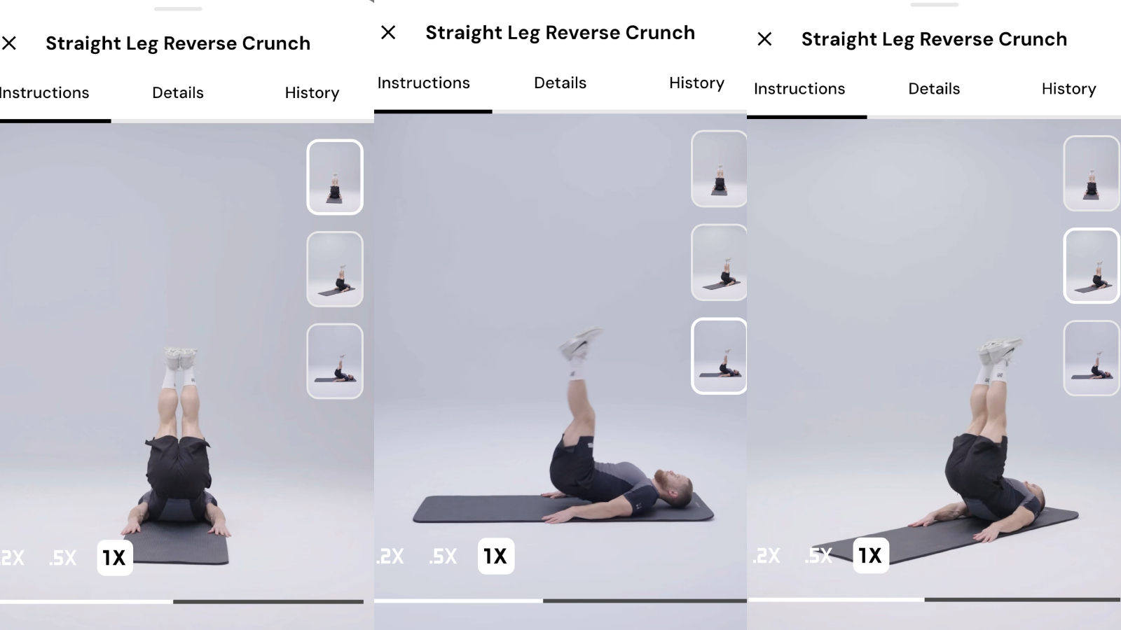 how to do straight leg reverse crunch with MacroFactor Workouts