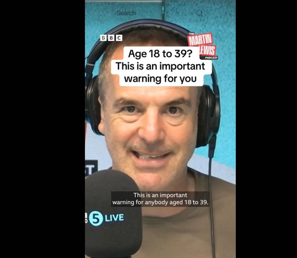 Martin Lewis on his podcast