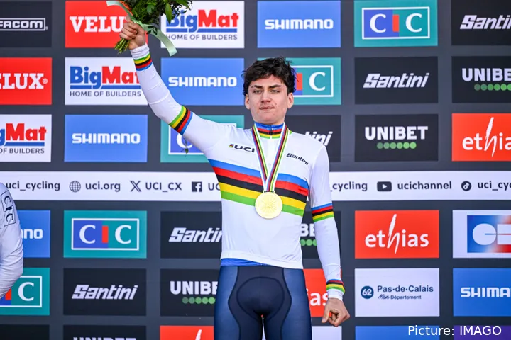 Mattia Agostinacchio became the 2025 junior cyclocross world champion