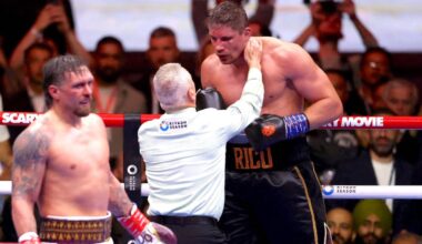 Oleksandr Usyk's 5-Word Comment to Rico Verhoeven After Their Fight