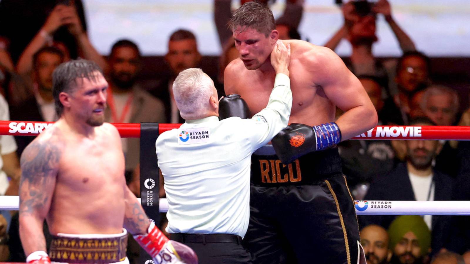 Oleksandr Usyk's 5-Word Comment to Rico Verhoeven After Their Fight