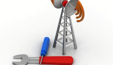 Mobile mast, tower and service