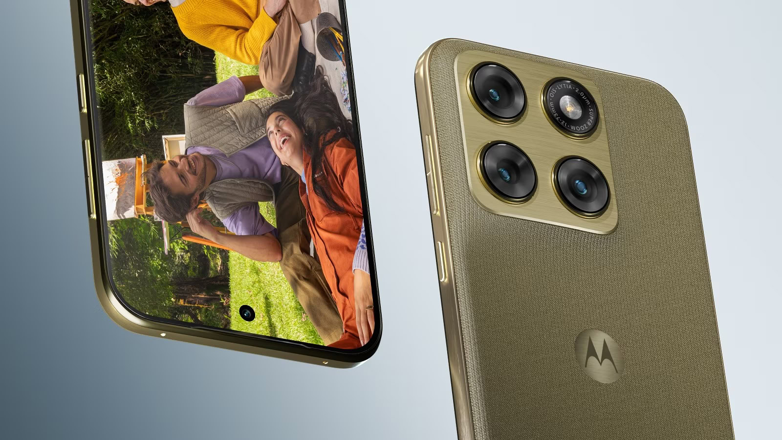motorola edge 2026 render front back A render of the Motorola Edge 2026, showing the front and back of the phone.