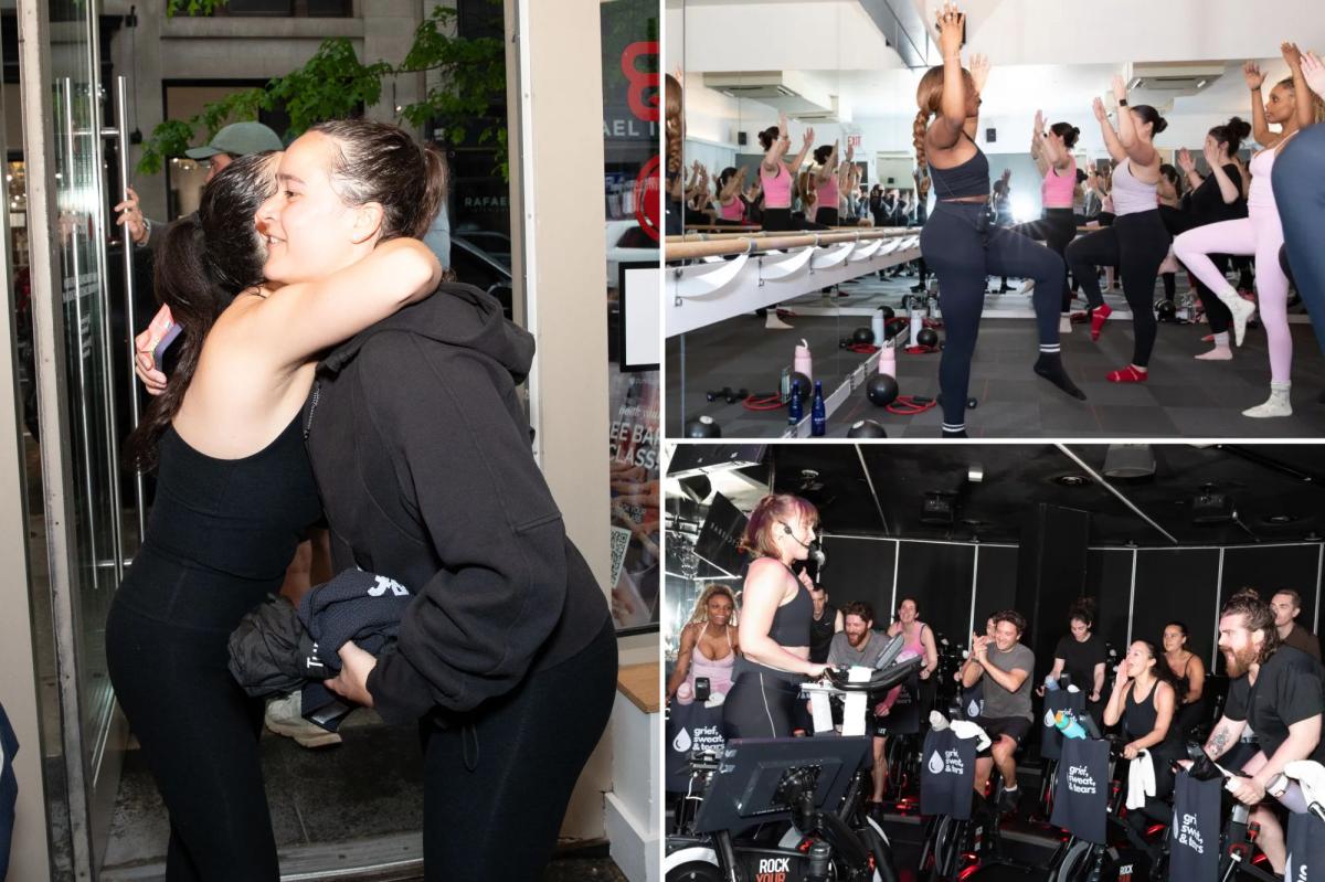 New Yorkers are attending 'Grief, Sweat, & Tears' workout classes